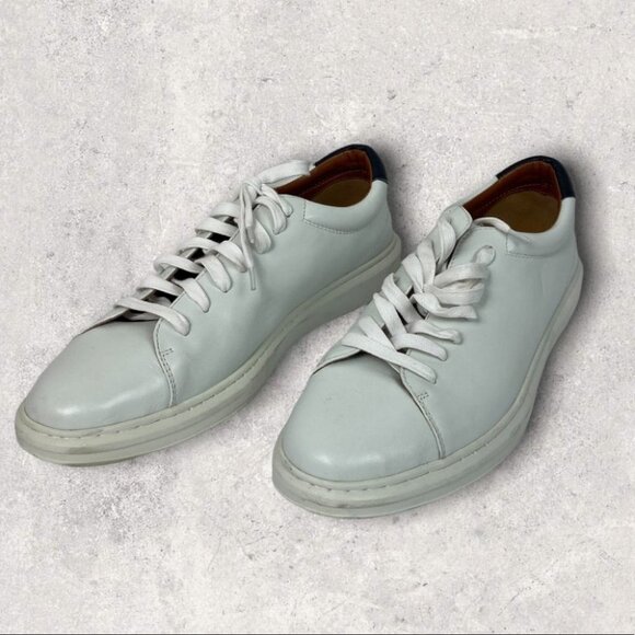 NEW Nordstrom BP Venice Low Top White Sneakers Size 46 or 13‎ Classic Leather - Picture 5 of 9